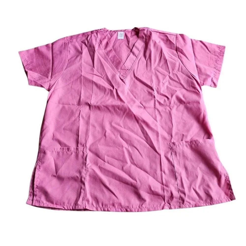 Vintage pink nurse scrubs Sz M made in usa NWOT